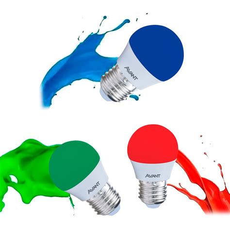 Lampadas Decorativas Led Bolinha Colorida W Bivolt Avant Shopee Brasil