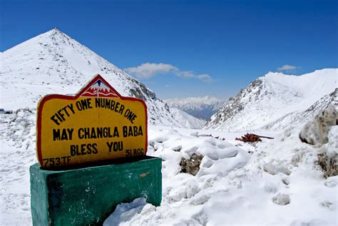 Changla Pass Ladakh Snow Winter Rvcj Media