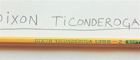 Dixon Ticonderoga Pencils And Second Chances