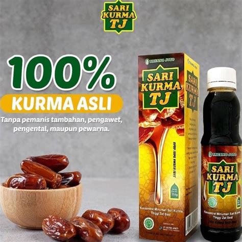 Jual Sari Kurma TJ 250gr Sari Kurma Dari Arab Shopee Indonesia