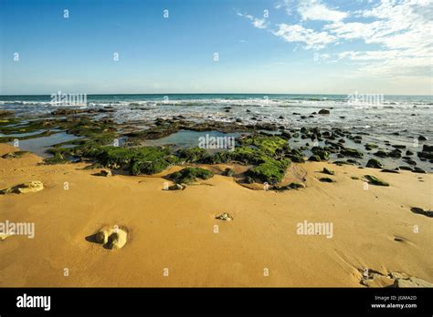 Europe Portugal Algarve Olhos De Agua Stock Photo Alamy