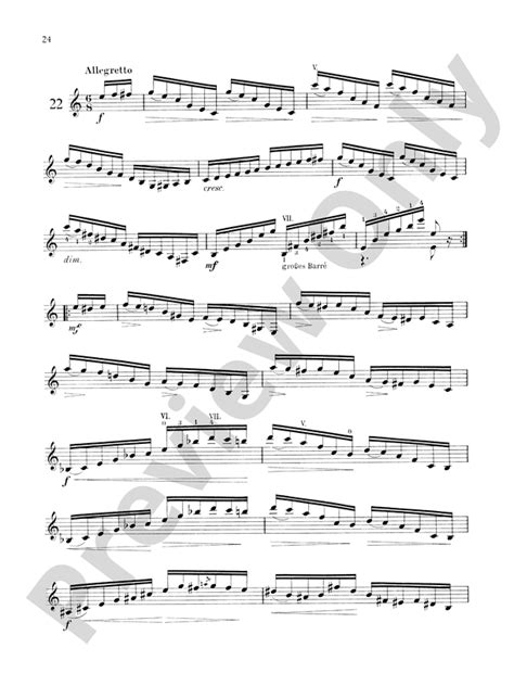 Carcassi Melodic And Progressive Etudes Op 60 No 22 Part Digital Sheet Music Download