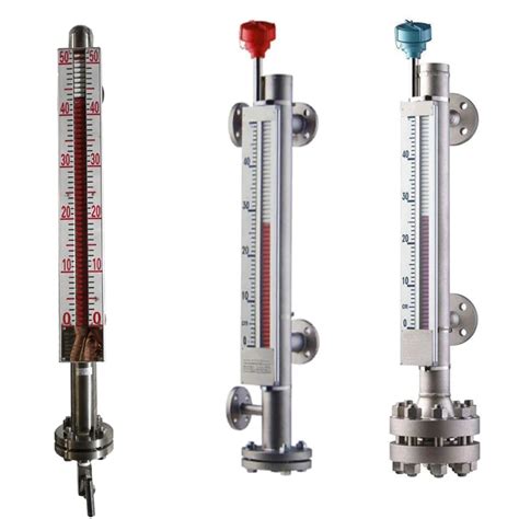 Float Liquid Magnetic Water Level Gauge With Transmitter Level Indicator Chemical Tank Magnetic