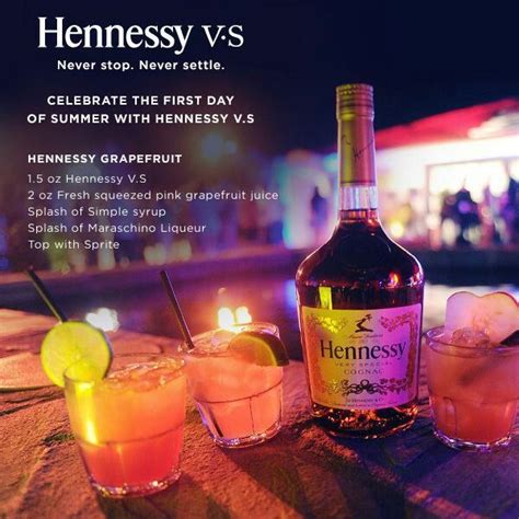 Hennessy Drinks Drinks Alcohol Recipes Hennessy Cocktails