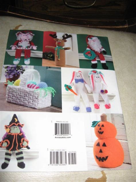 Annies Attic Holiday Doorstops Shelf Sitters Crochet Patterns