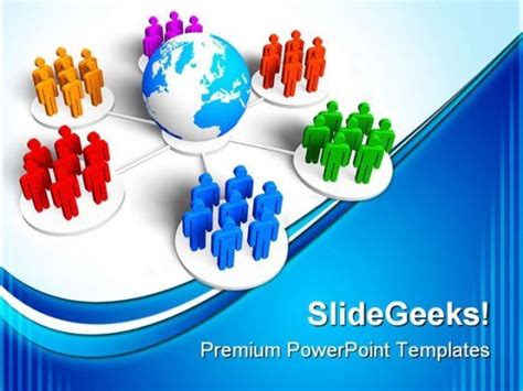 Global Communication Business PowerPoint Templates And PowerPoint Backgrounds 0311