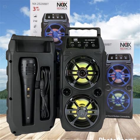 Jual Speaker Bluetooth Karaoke All Tipe Nixnox S Big Bass Speaker