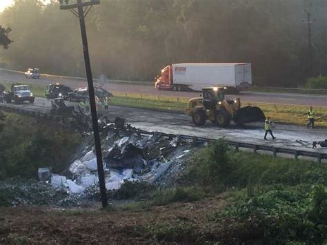 Lanes Reopen Hours Afterdeadly Fiery Crash On I 85 Involving 2 Tractor