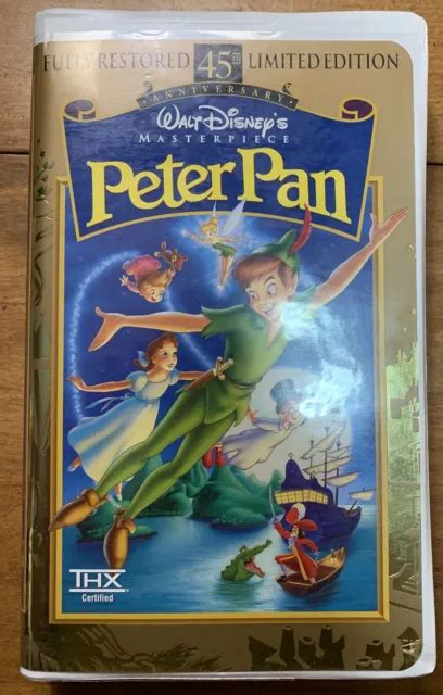 PETER PAN VHS 1998 45th Anniversary Limited Edition EUR 2 76