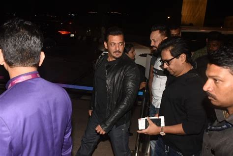 Salman Khan Flaunts His New French Beard Look At Airport See Photos