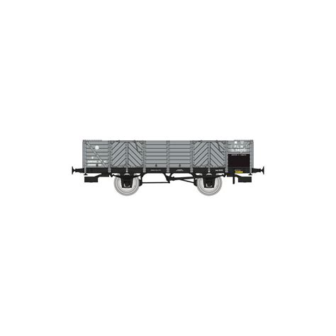 Wagon Tombereau PLM 4 Portes Bois Gris Ree Modeles WB810