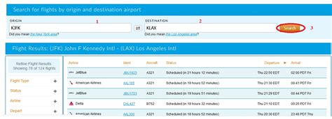 FlightAware Track Flight Status : United States of America – Trackstatus