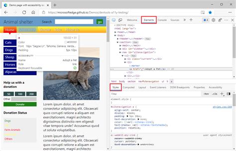 Inspecionar Editar E Depurar HTML E CSS A Ferramenta Elementos