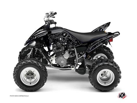 Yamaha Atv Zombies Dark Graphic Kit Black Kutvek