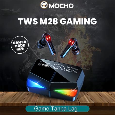 Jual Mocho Headset Bluetooth Gaming Tws M Dual Mode Earphone Bt V