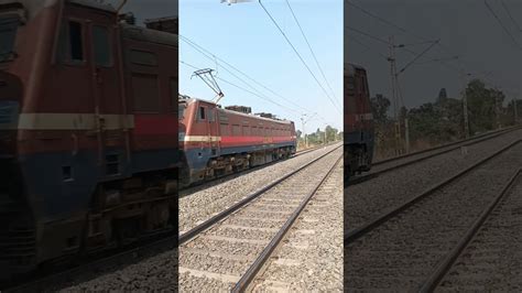 BZA WAP 4 With 22159 Mumbai CSMT MGR Chennai Central SF Express