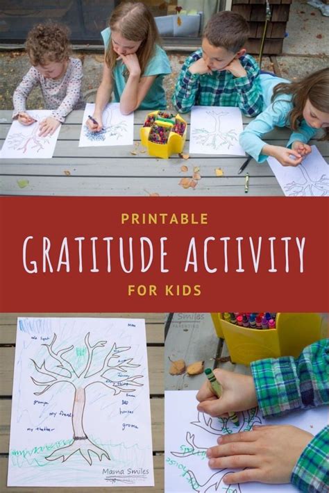 Make a Gratitude Tree with this Free Printable Thanksgiving Activity