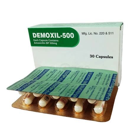 Demoxil 500mg Capsule Arogga Online Pharmacy