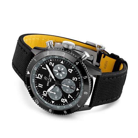 Super AVI B04 Chronograph GMT 46 Mosquito Night Fighter Ceramic Black