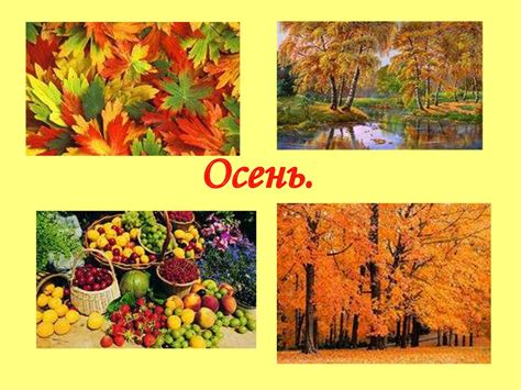 Сезонные изменения в природе и жизнедеятельности организмов ...