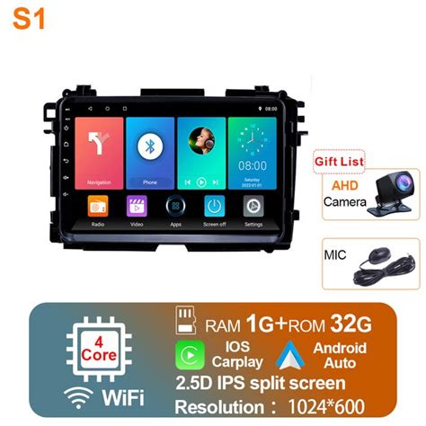 Car Radio Din Android Carplay For Honda Hrv Hr V Vezel