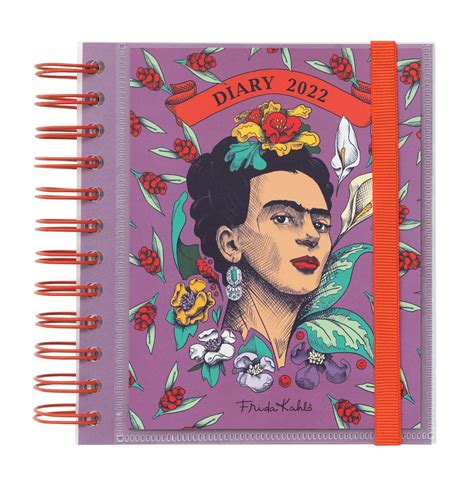 Buy Official Frida Kahlo Diary Day To Page Months Planner