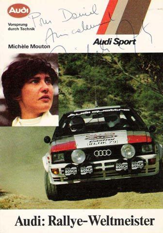 Rétro de Michèle MOUTON Histoires du sport automobile Sport Forum