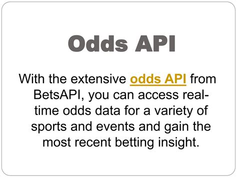 Odds Api Pptx