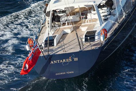 Sailing Yacht Antares Iii Aft View — Yacht Charter And Superyacht News