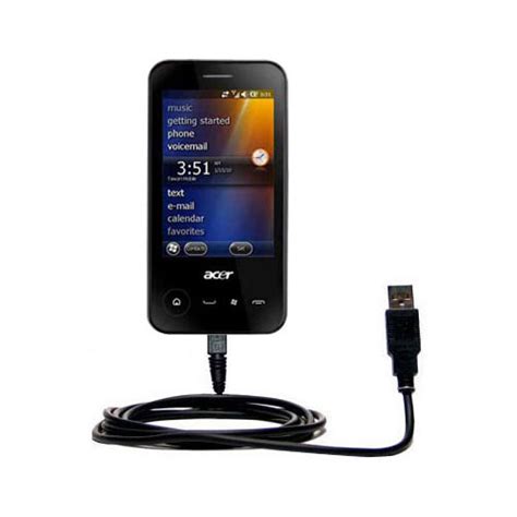 Classic Straight Usb Cable Suitable For The Acer Neotouch P P With Power Hot Sync And