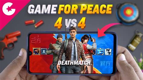 Game For Peace 4vs4 Gameplay New Pubg Mode Youtube