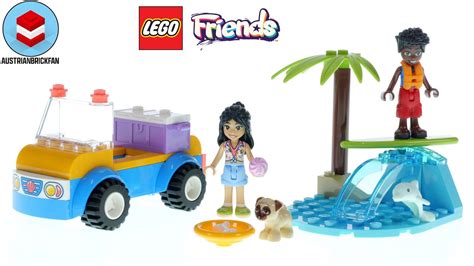 LEGO Friends 41725 Beach Buggy Fun LEGO Speed Build Review YouTube