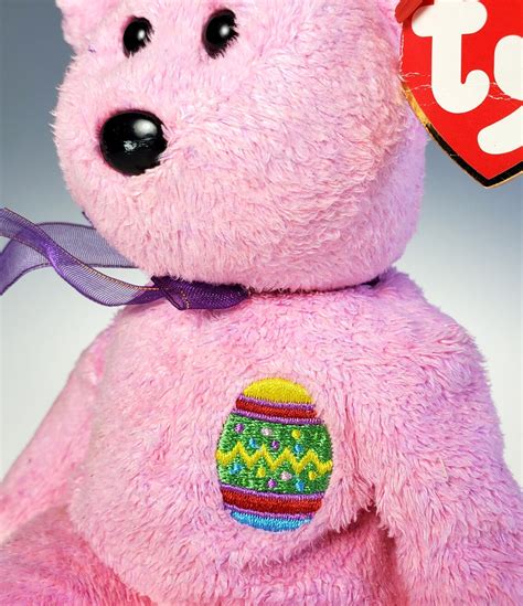 Eggs The Pink Easter Bear 2000 Original Ty Beanie Baby W Tags Etsy