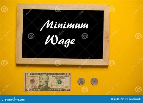 United States Minimum Wage Stock Illustration Illustration Of States