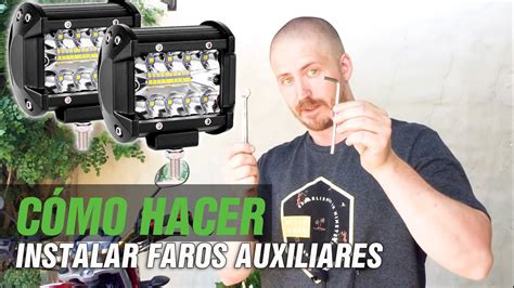 Faros Auxiliares Para Moto Como Instalar La Manera Mas Faci L