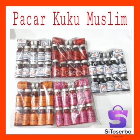 Jual 12 PCS PACAR MUSLIM BAROKAH KUALITAS TERJAMIN CAT KUKU KUTEK