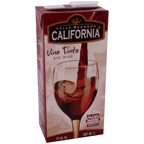 Vino Tinto California Brick De 1 Lt Rutren