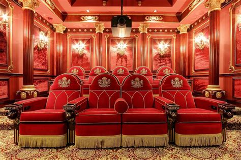 Old Hollywood Home Movie Theaters Custom Home Theater Blends Lavish