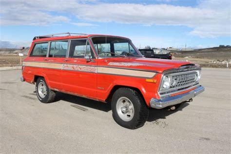 1978 Jeep Wagoneer Factory 401 4x4 Clean ORIGINAL Paint Runs Good