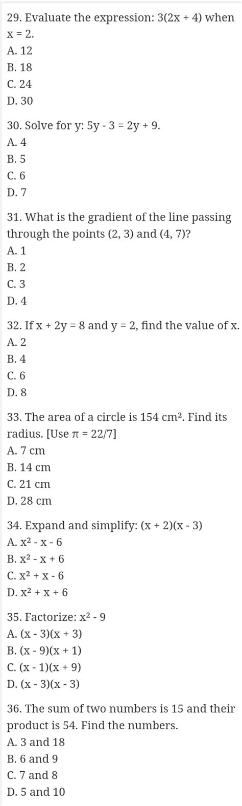 Ai Predicts Bece Mathematics Questions Ghana Education News