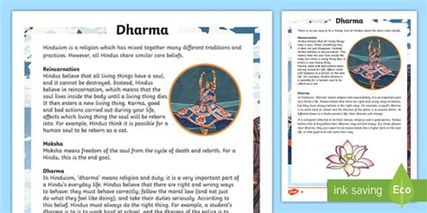 Dharma Differentiated Fact File Teacher Made Twinkl