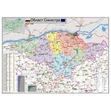 Карта на област Силистра