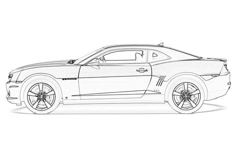 2010 Camaro Coloring Page Coloring Home