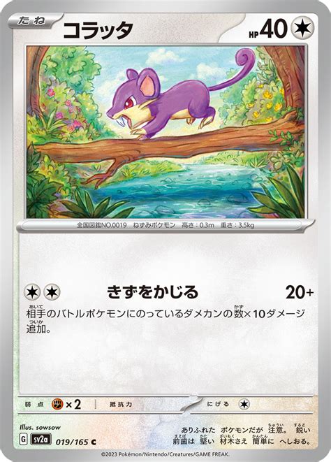 コラッタ ポケモンカードゲーム公式ホームページ