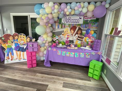 Lego Friends Birthday Party Girly Birthday Party Lego Birthday Party