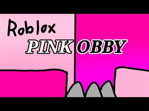 Roblox Pink Obby Obby Color Series Youtube