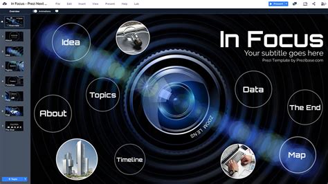 In Focus Prezi Next Template Creatoz Collection