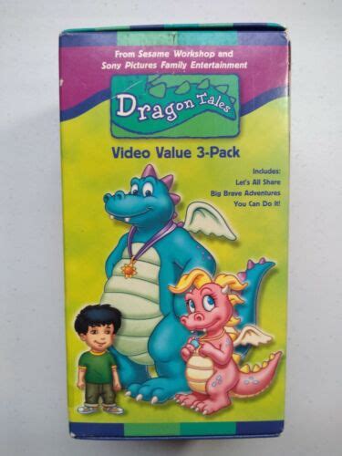 Vintage Dragon Tales Let S All Share Vhs Tape Dragon Tales Vintage ...