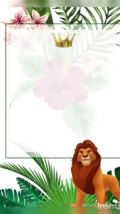 Free Printable Simba Lion King Birthday Invitation Templates Artofit