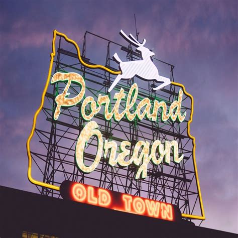 I Could See The Big Welcome To Portland” Sign And There Were